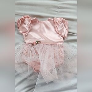 Ballet Outfit for 18" Dolls USA Made Pink Tuttu Adorbale Outift One Piece